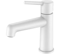 Смеситель для раковины ViEiR однорычажный латунь белый керамический картридж для умывальника V103512-F