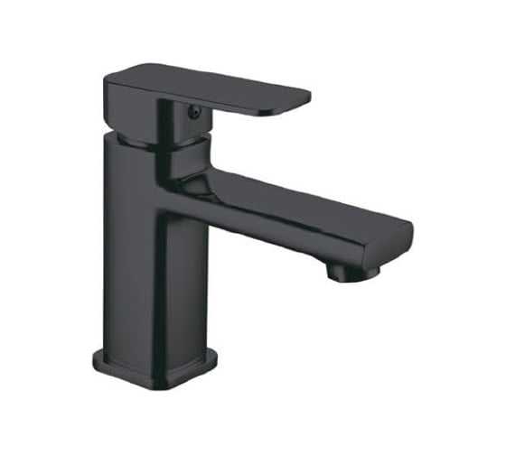 Смеситель для раковины ViEiR однорычажный латунь черный керамический картридж для умывальника V113512-C 1