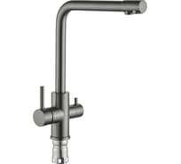 Смеситель для кухни ESKO, Кухня/Kitchen, с подключением к фильтру, графит, K24GM