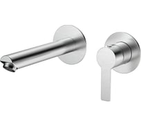 Смеситель для раковины Agger Easy однорычажный, встраиваемый, сатин матовый A3172222