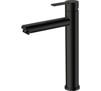 Смеситель для накладной раковины Agger Easy однорычажный, высокий, черный матовый A3112144