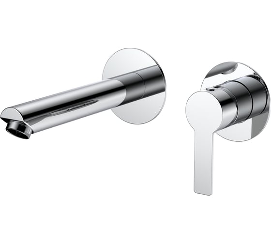 Смеситель для раковины Agger Easy однорычажный, встраиваемый, хром глянцевый A3172200 1