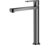 Смеситель для накладной раковины Agger Sweet однорычажный, высокий, оружейная сталь матовая A2712155