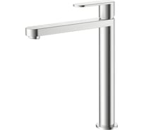 Смеситель для накладной раковины Agger Sweet однорычажный, высокий, сатин матовый A2712122