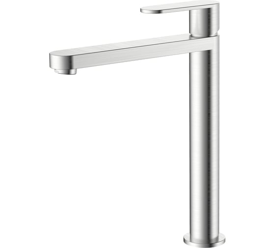 Смеситель для накладной раковины Agger Sweet однорычажный, высокий, сатин матовый A2712122 1