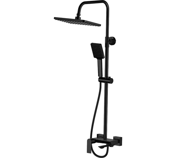 Душевая система Valfex тропический душ, латунь, VALFEX Sarin Black (4) VF.24639-7 1