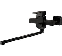 Смеситель для ванны Valfex длинный излив, нерж. сталь Antares Steel Black (10) VF.22803-7