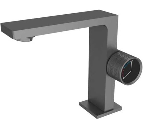 Смеситель для раковины ViEiR однорычажный графит для умывальника V323511-G 1