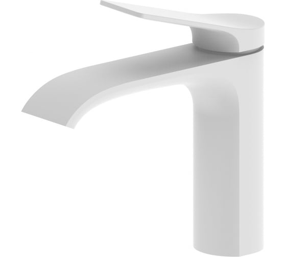 Смеситель для раковины ViEiR однорычажный белый аэратор для умывальника V343511-F 1