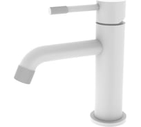 Смеситель для раковины ViEiR однорычажный белый аэратор плавная регулировка струи для умывальника V402511-F