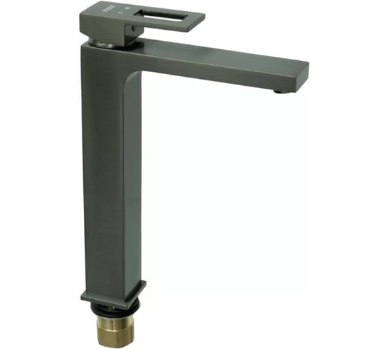 Смеситель для раковины-чаши однорычажный высокий ViEiR графит для дизайнерской умывальной зоны V193512-G 1