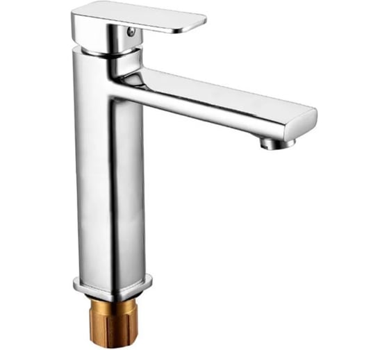 Смеситель для раковины-чаши однорычажный высокий ViEiR латунь хром керамический картридж для умывальника-чаши V113515 1