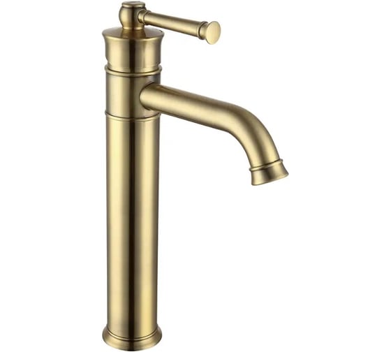 Смеситель для раковины-чаши однорычажный высокий ViEiR бронза для умывальника-чаши V273512-D 1