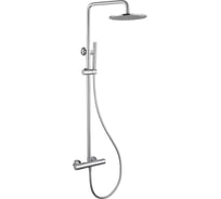 Душевая стойка ABBER Wasser Kreis с термостатом без излива, хром AF8160L