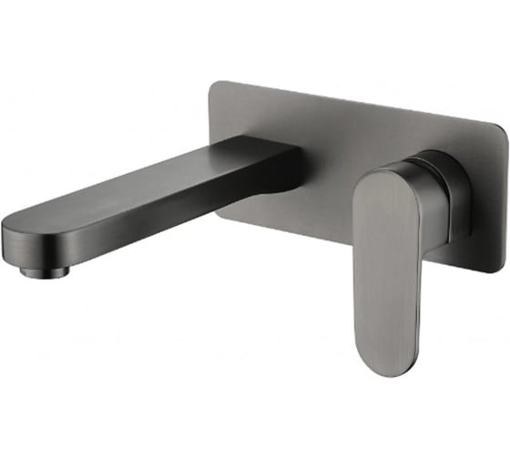 Встроенный смеситель для раковины настенный ViEiR графит скрытый монтаж V283513-G 1