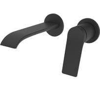 Встроенный смеситель для раковины ViEiR настенный, черный, скрытый монтаж V343513-C