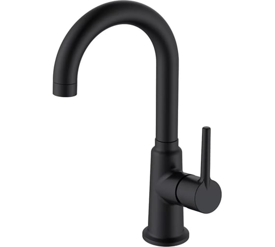 Смеситель для кухни однорычажный ViEiR с высоким изливом, латунь, черный V103522-C 1