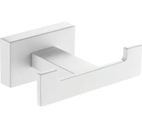 Крючок двойной для полотенец ViEir, белый, V5002-F