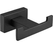 Крючок двойной для полотенец ViEir, черный, V5002-C