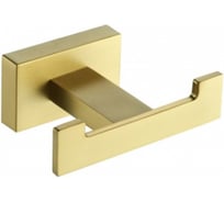 Крючок двойной для полотенец ViEir, матовое золото, V5002-S