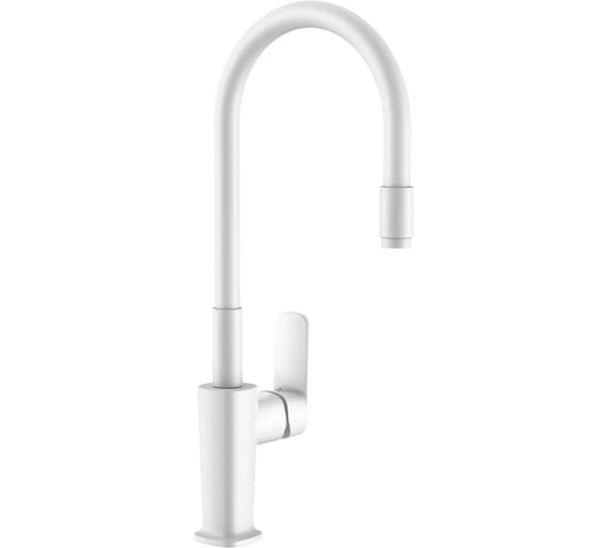 Смеситель для кухни однорычажный ViEiR с гибким изливом, латунь белый V073524-FF 1