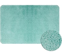 Коврик в ванную РАННЕР 164 одинарный, бирюзовый, однотонный, 400 х 600 мм, 100% полиэстер Санакс 08805