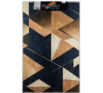 Коврик дизайнерский САНАКС, золотые треуголки, одинарный, 550х900 мм 00843