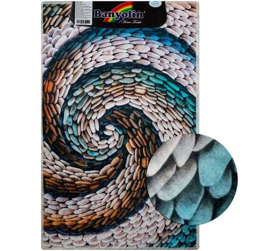 Коврик дизайнерский САНАКС EMERALD E 103, одинарный 550х900 мм 00833 1