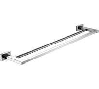 Полотенцедержатель двойной настенный ViEir нержавеющая сталь, хром, для ванной комнаты, V5018