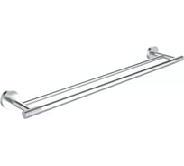 Полотенцедержатель двойной настенный ViEir нержавеющая сталь, цвет хром, V5518