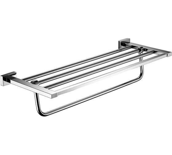 Полотенцедержатель двойной настенный ViEir нержавеющая сталь, хром, для ванной комнаты, V5019 1