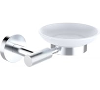 Мыльница VIEIR настенная стеклянная, держатель хром, V5503