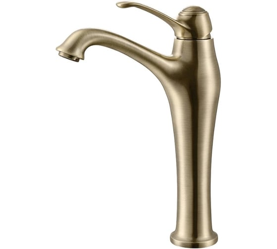 Смеситель для чаши однорычажный высокий ViEiR бронза классический стиль для накладной раковины V413512-D 1