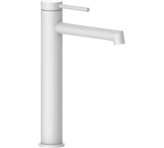 Смеситель для чаши однорычажный ViEiR нержавеющая сталь белый сатин высокий излив V462512-F 1