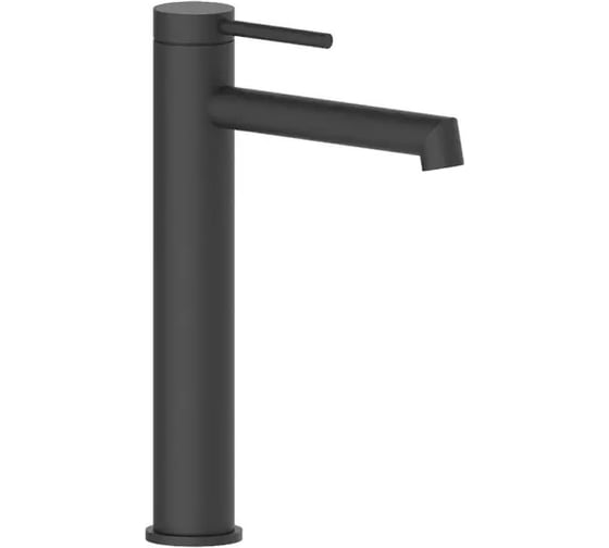 Смеситель для чаши однорычажный ViEiR нержавеющая сталь черный сатин высокий излив V462512-C 1