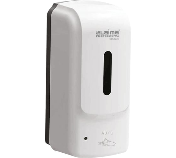 Дозатор для жидкого мыла-пены LAIMA PROFESSIONAL SUPER, наливной, сенсорный, 1 л, белый, ABS, 609502 1