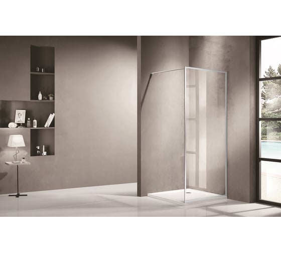 Душевая перегородка Azario RICHMOND Walk-in 700х2000, стекло прозрачное 6 мм AZNAG6310700silver 1