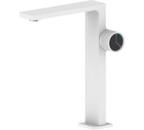 Смеситель для раковины-чаши однорычажный высокий ViEiR белый для умывальника-чаши V323512-F