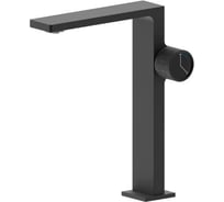 Смеситель для раковины-чаши однорычажный высокий ViEiR черный для умывальника-чаши V323512-C