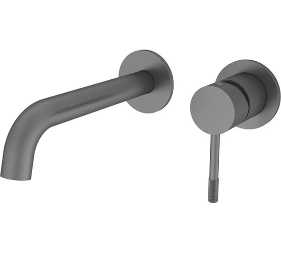 Встроенный смеситель для раковины ViEiR графит настенный излив скрытый монтаж для умывальника V403513-G 1