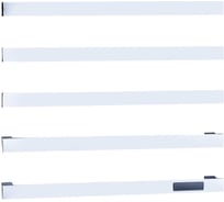Встроенный электрический полотенцесушитель скрытого монтажа ViEiR, 5 полок, квадратный дизайн, цвет хром, для ванной комнаты, VRMA10-5