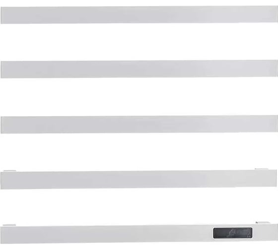 Встроенный электрический полотенцесушитель скрытого монтажа ViEiR, 5 полок, квадратный дизайн, цвет белый, для ванной комнаты, VRMA10-5F 1
