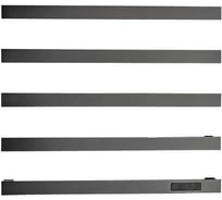 Встроенный электрический полотенцесушитель скрытого монтажа ViEiR, 5 полок, квадратный дизайн, цвет графит, для ванной комнаты, VRMA10-5G