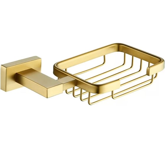 Мыльница настенная из нержавеющей стали ViEir, матовое золото, V5004-S 1