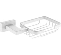 Мыльница настенная из нержавеющей стали ViEir, белый, V5004-F