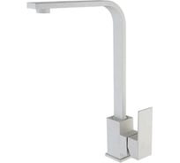 Смеситель для кухни квадратный высокий однорычажный ViEiR нержавеющая сталь молочный бежевый для мойки и комфортного пользования V15021-F2