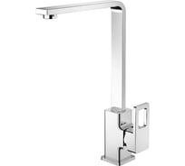 Смеситель для кухни Г-образный ViEiR высокий квадратный излив, латунь, хром, для кухонной мойки V353523