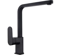 Смеситель для кухни однорычажный ViEiR высокий черный поворотный излив для мойки V283521-C