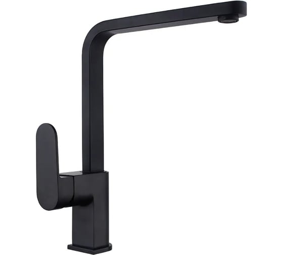 Смеситель для кухни однорычажный ViEiR высокий черный поворотный излив для мойки V283521-C 1