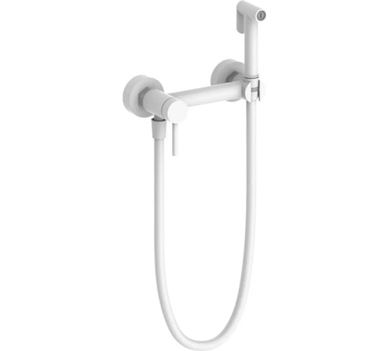 Смеситель настенный ViEiR с гигиеническим душем белый комплект для гигиенического душа V462552-F 1